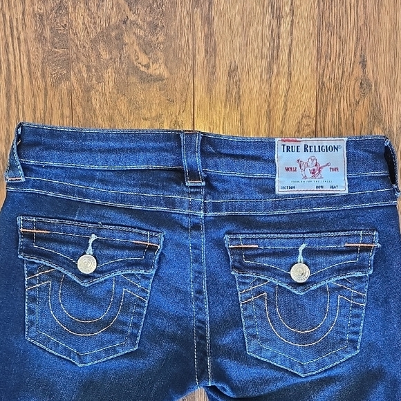 True Religion Distressed Stella Skinny Jeans EUC - Women's Size 28 - Picture 8 of 14
